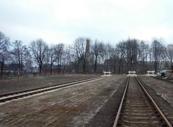 Remont bocznicy kolejowej Drapol w Pile